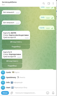 Загальний вигляд меню