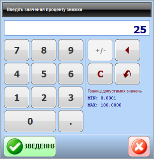 Відсоток знижки